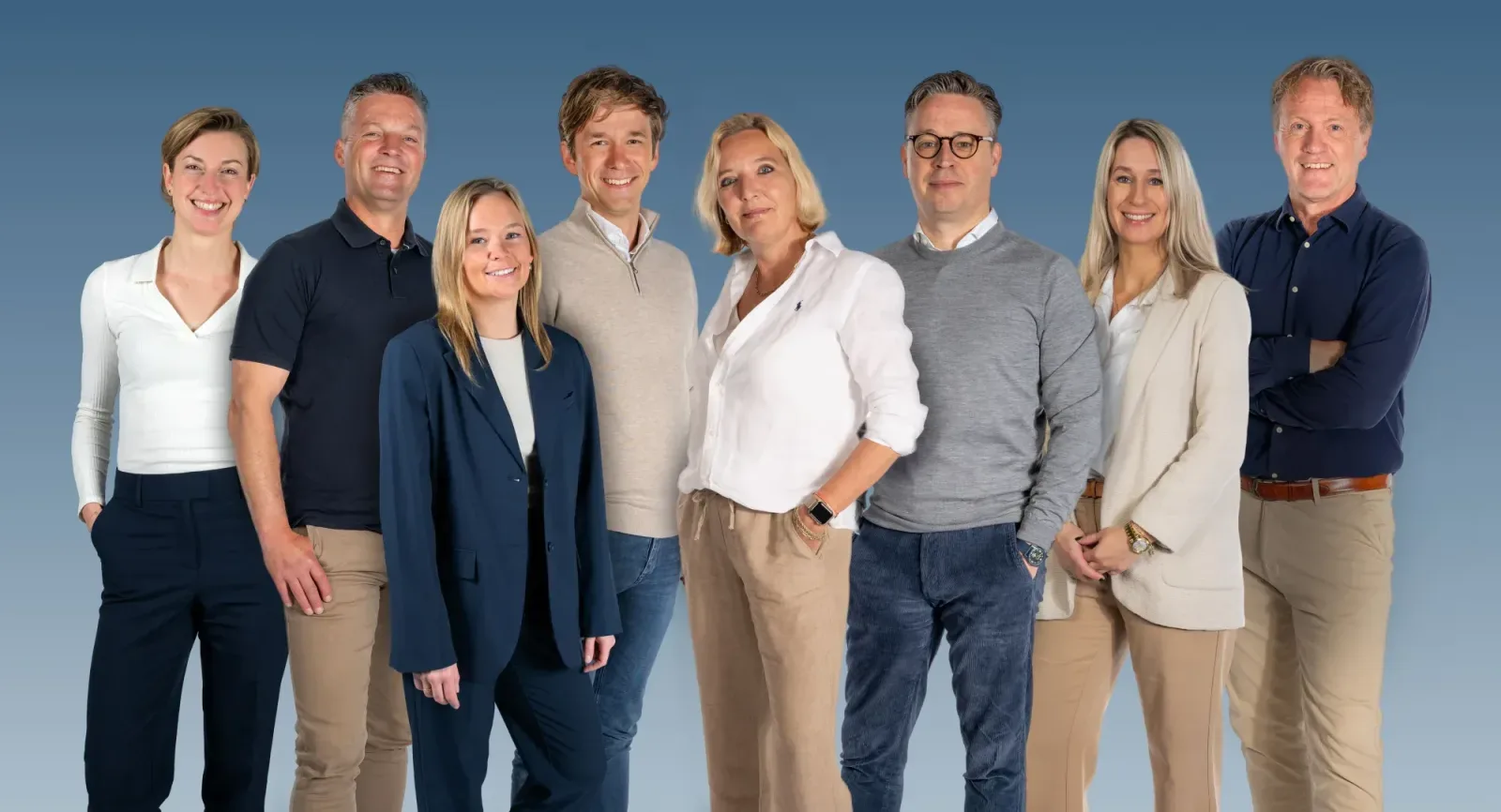 Team foto van A-Leisure Recreatiemakelaars