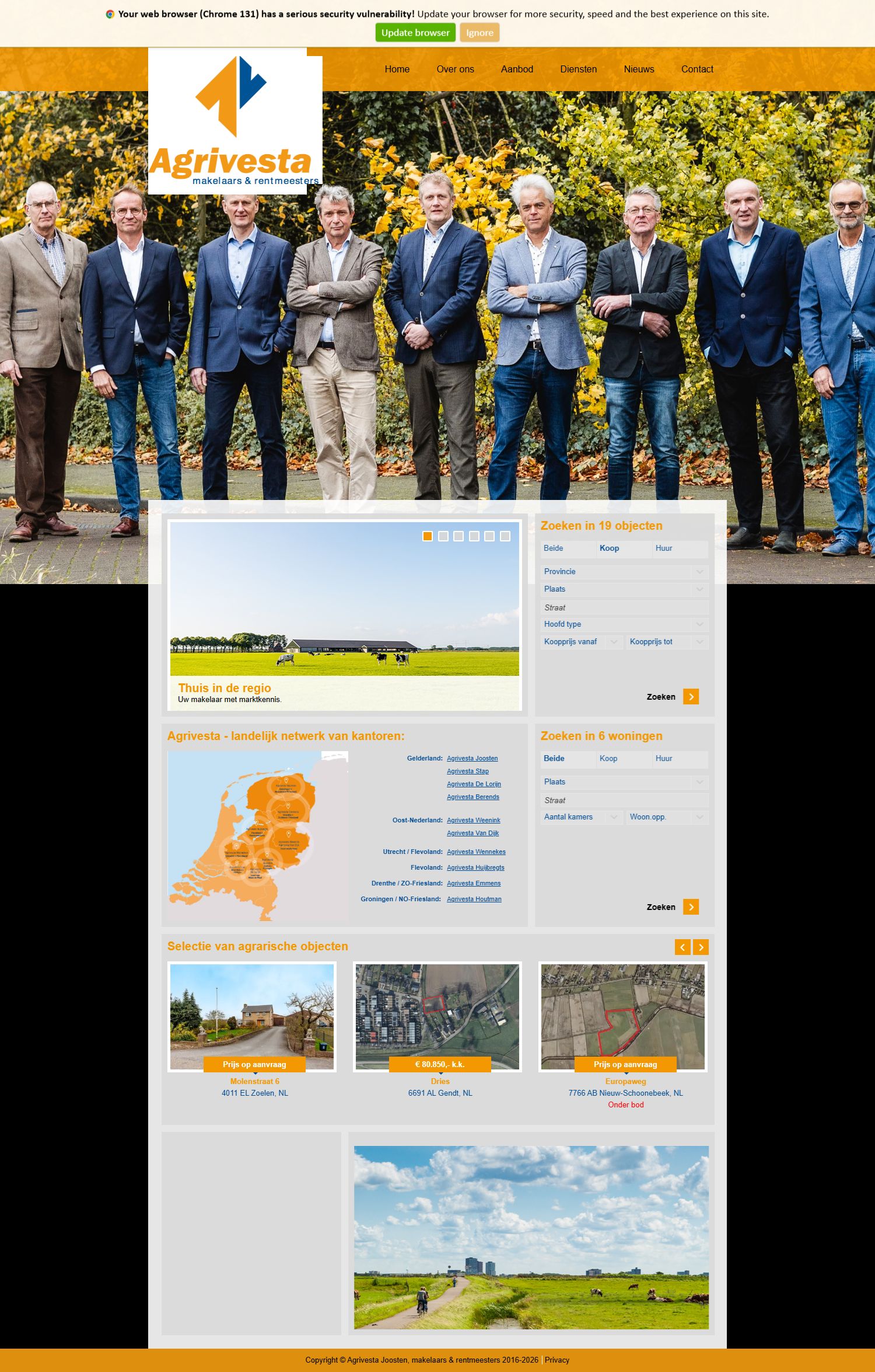 Kantoorfoto Agrivesta Stap, makelaars & rentmeesters