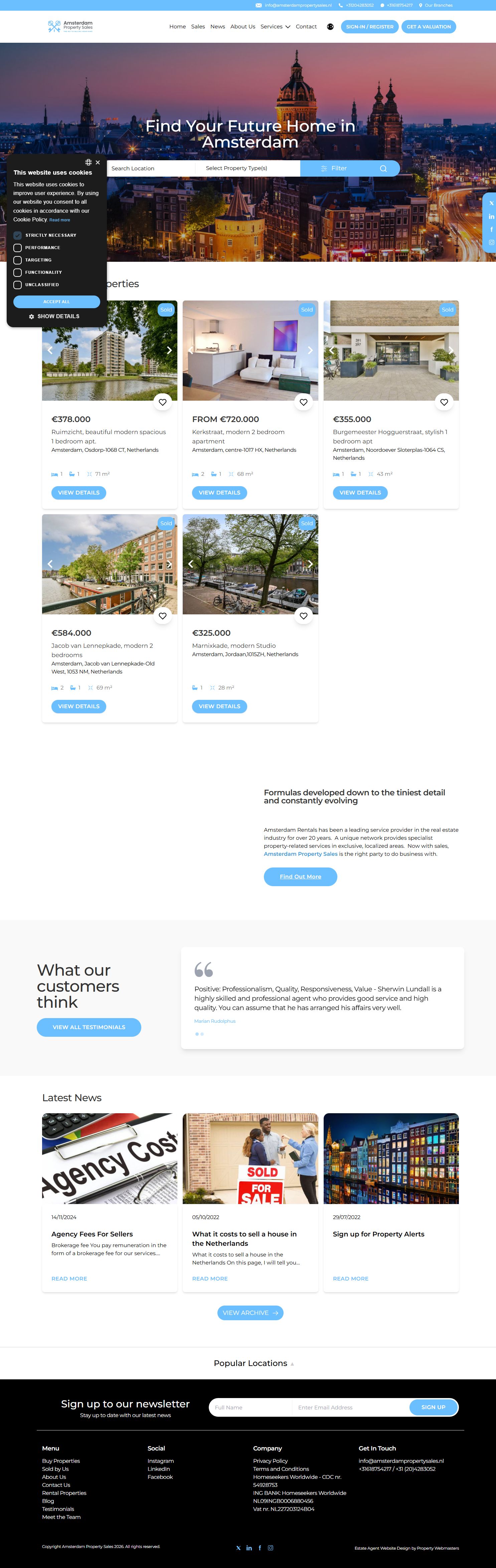 Team foto van Amsterdam Property Sales