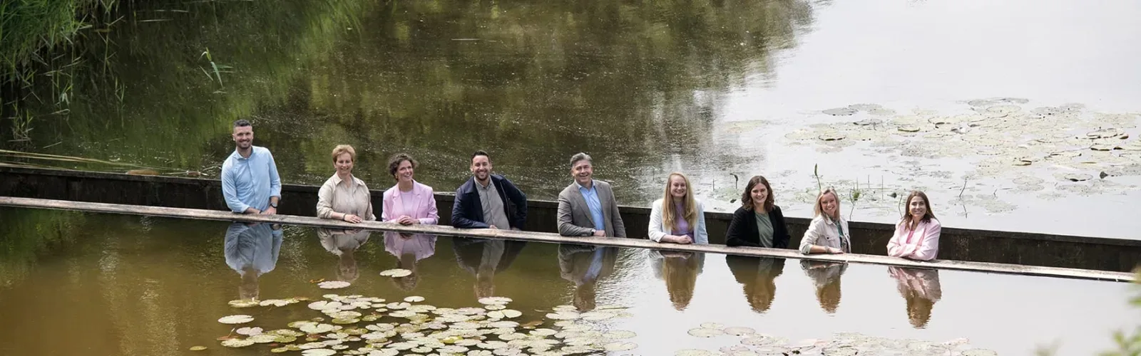 Team foto van Baas Makelaars