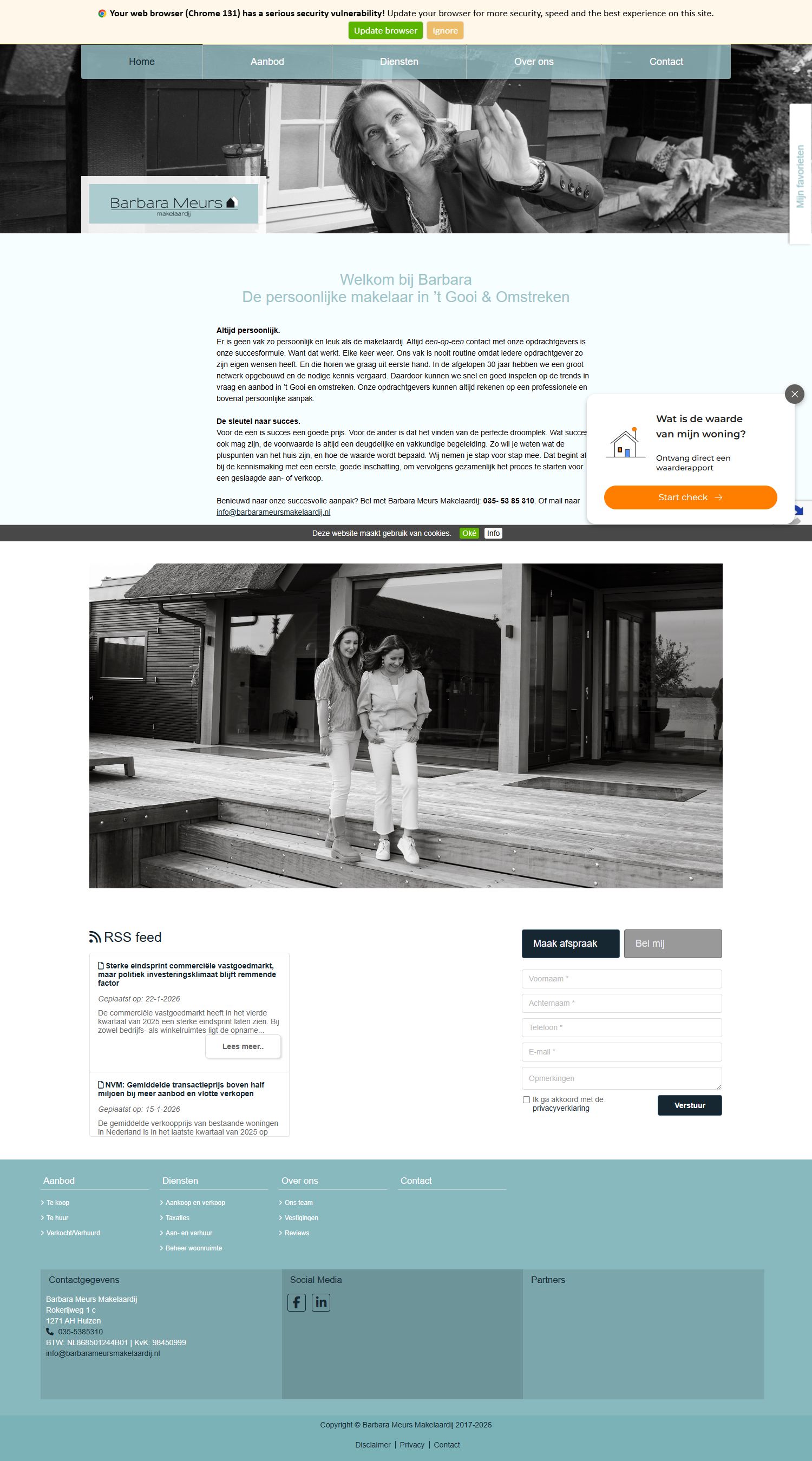 Team foto van Barbara Meurs Makelaardij