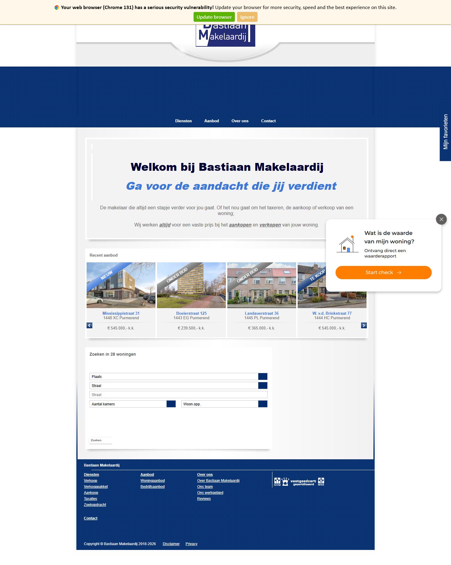 Kantoorfoto Bastiaan Makelaardij