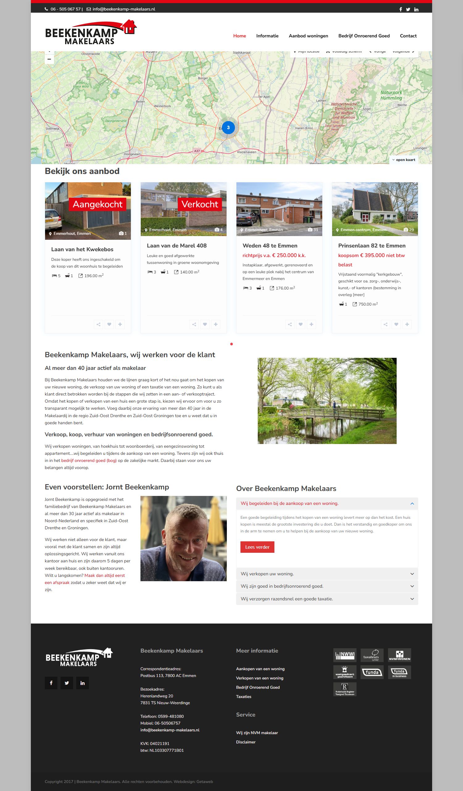 Foto van het kantoor van Beekenkamp Makelaars