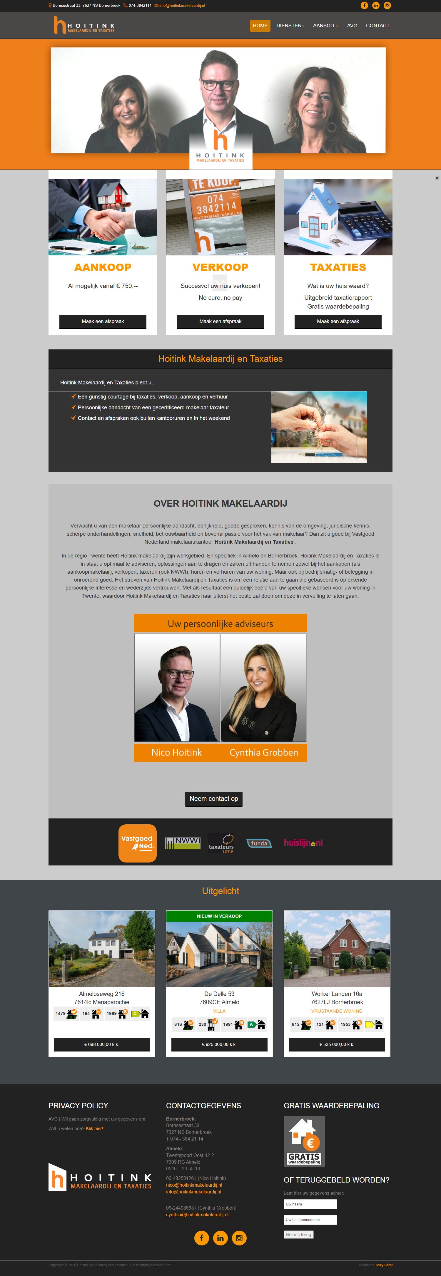 Bellinkhofsdwarsweg 3 in Almelo foto