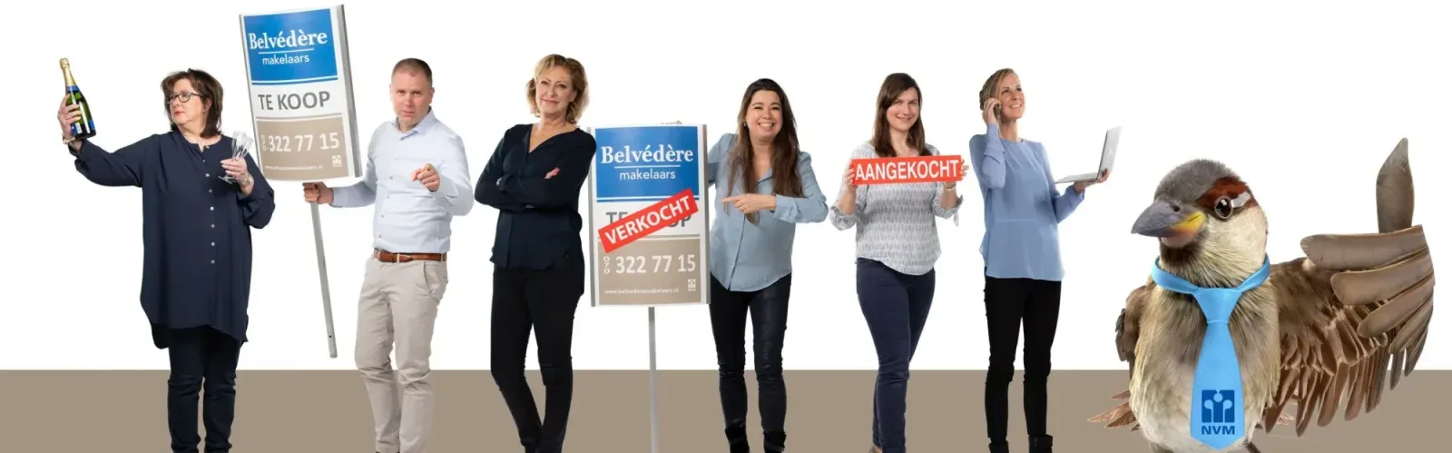 Team foto van BELVEDERE MAKELAARS