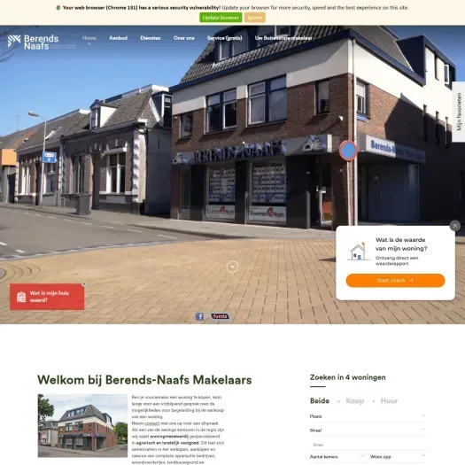 Capture d'écran du site web de www.berendsnaafs.nl