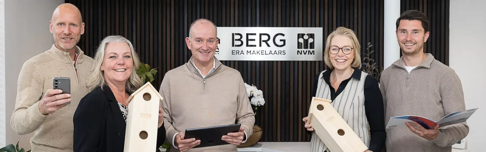 Team foto van Berg ERA Makelaars - Bollenstreekmakelaars