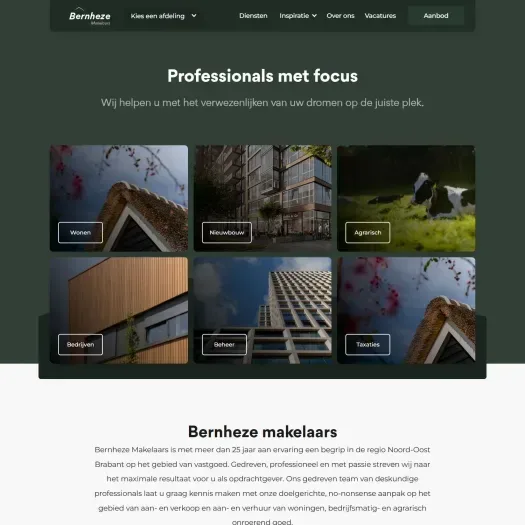 Screenshot der Website von www.bernheze.nl
