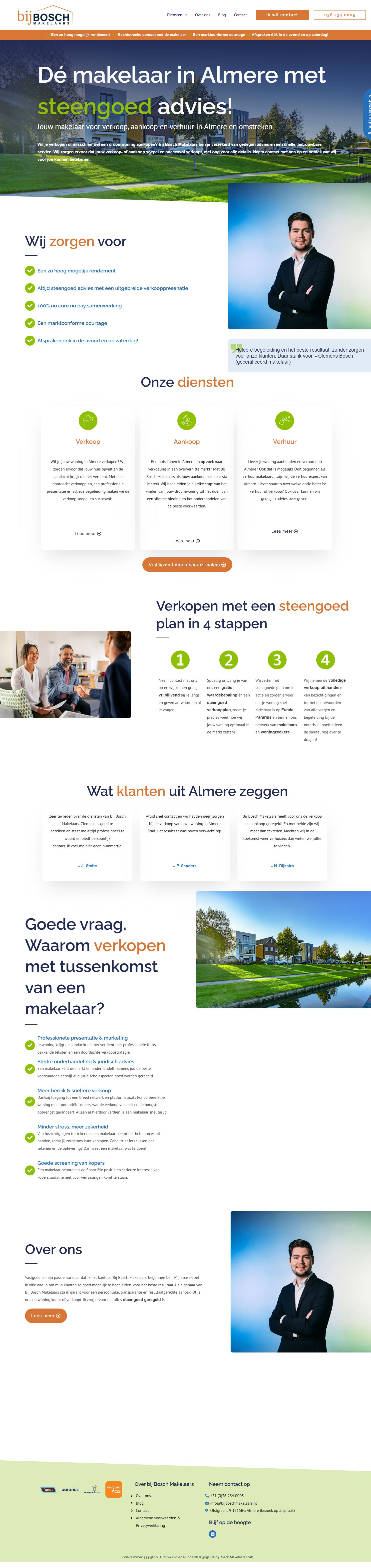 Kantoorfoto bij Bosch Makelaars