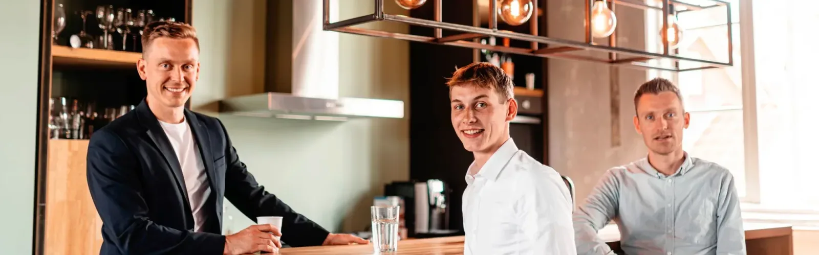 Team foto van Blauw Makelaars