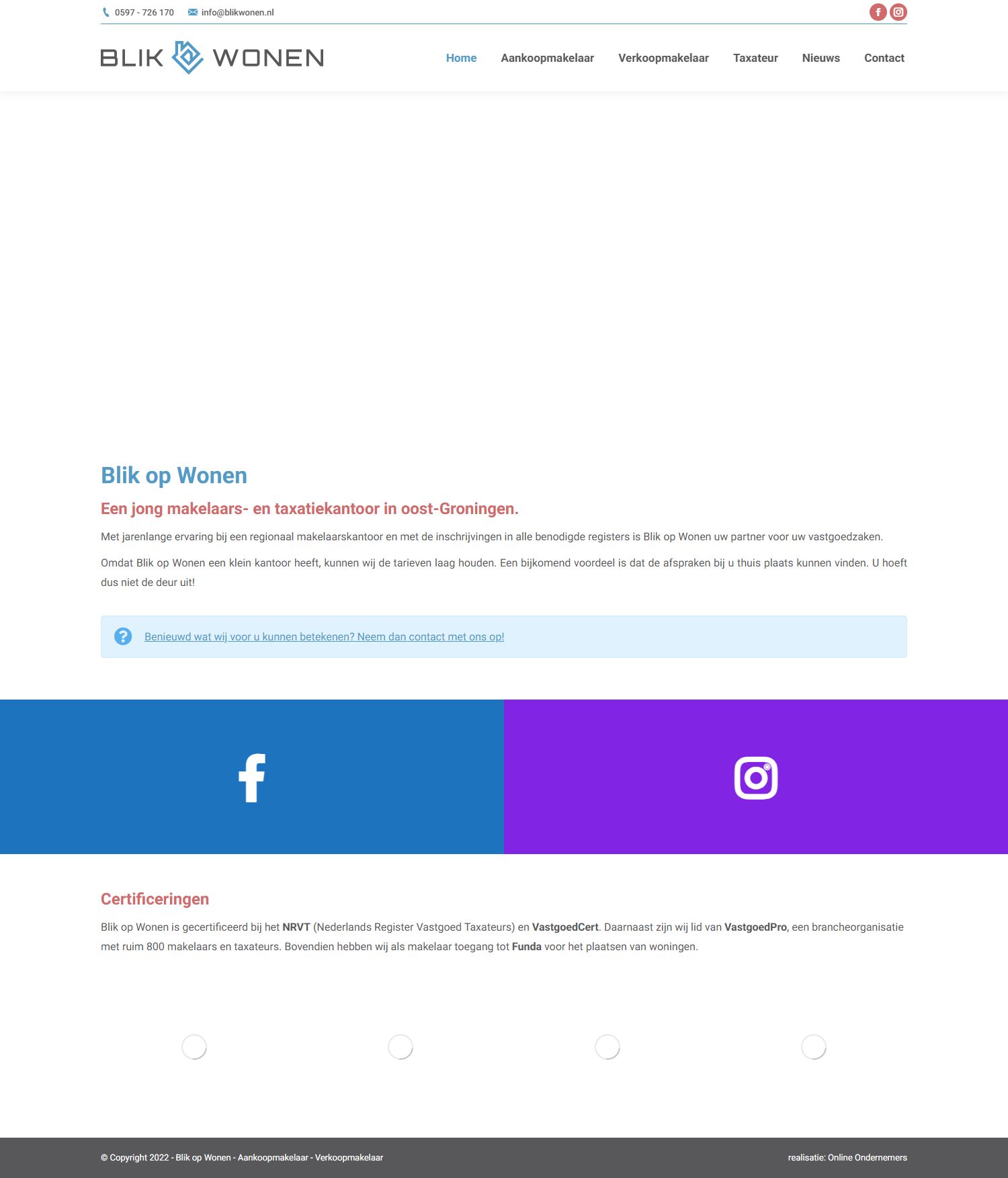 Kantoorfoto Blik op Wonen