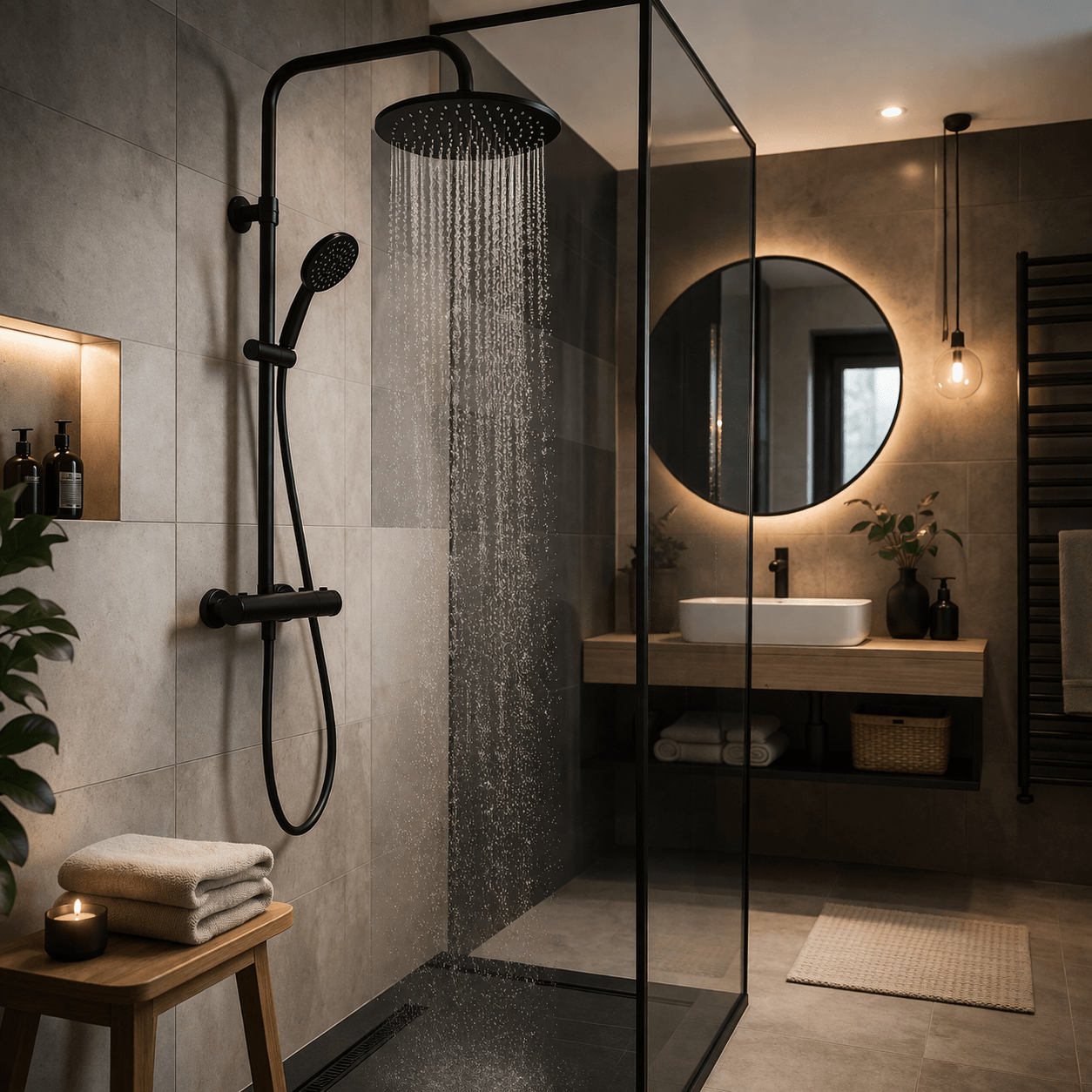 Wat een zwarte regendouche doet met de beleving en waarde van je woning