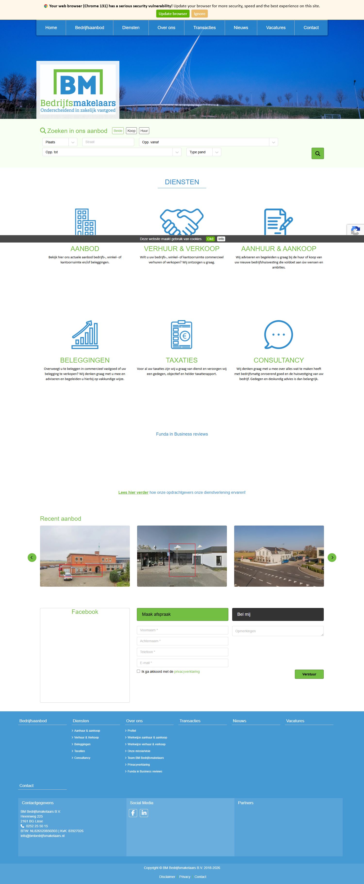 Kantoorfoto BM Bedrijfsmakelaars