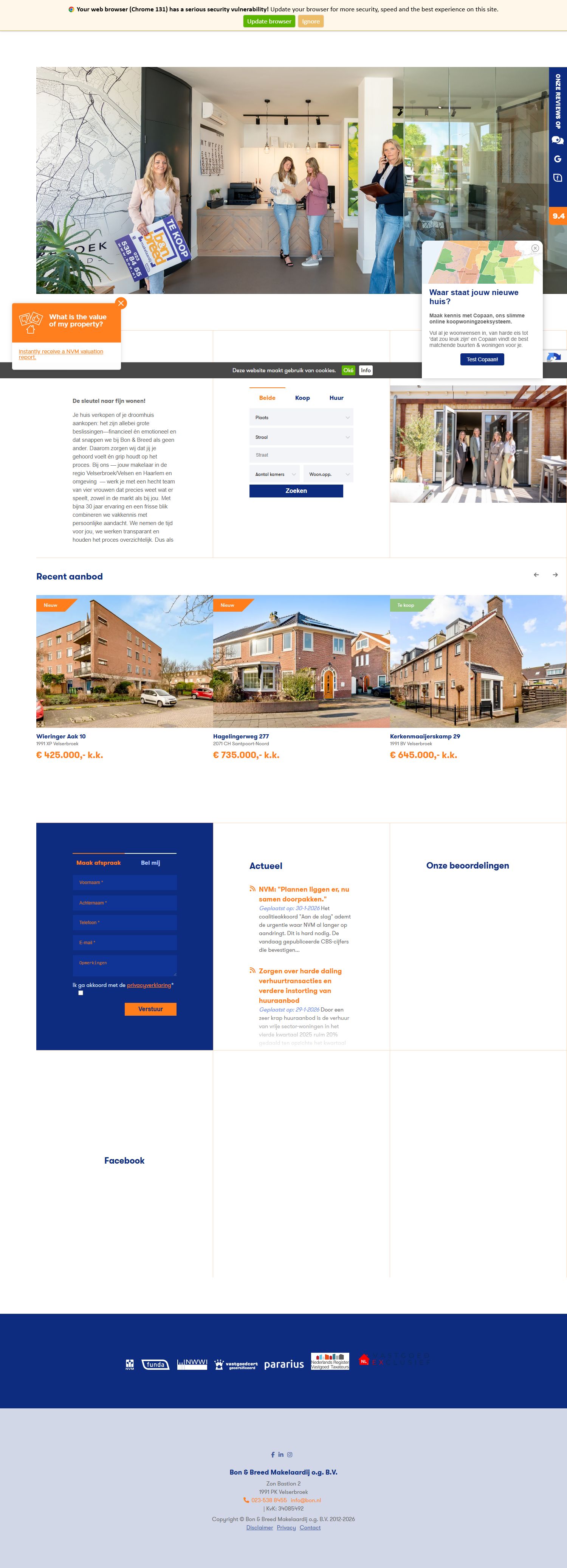 Kantoorfoto Bon & Breed Makelaardij