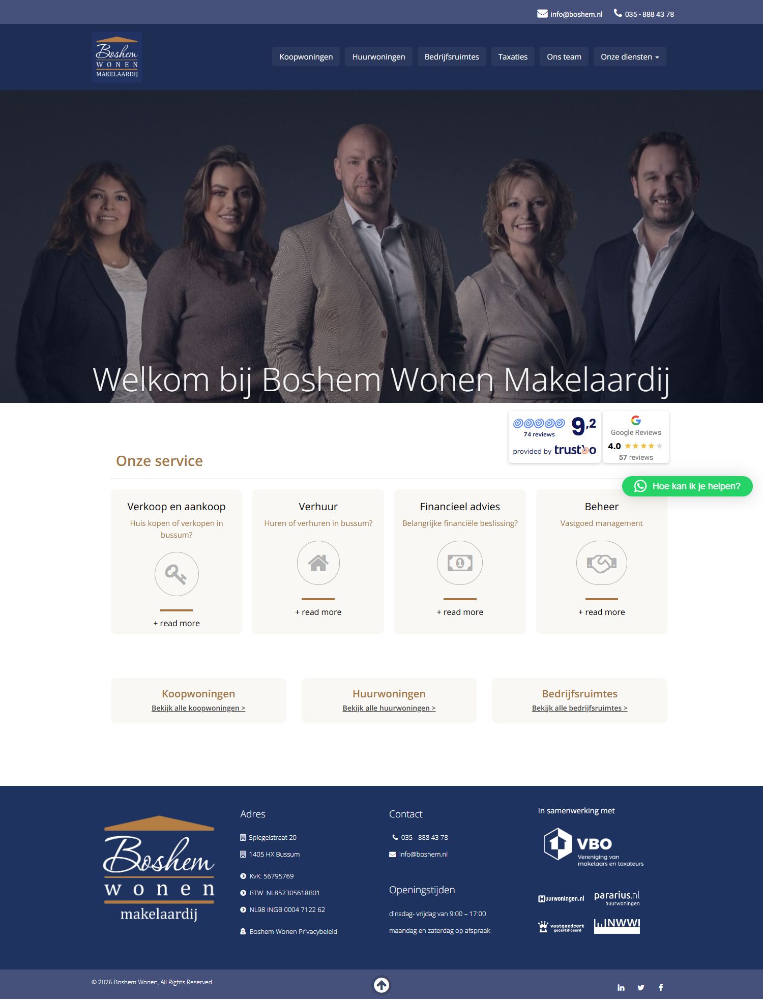 Kantoor foto van Boshem Wonen