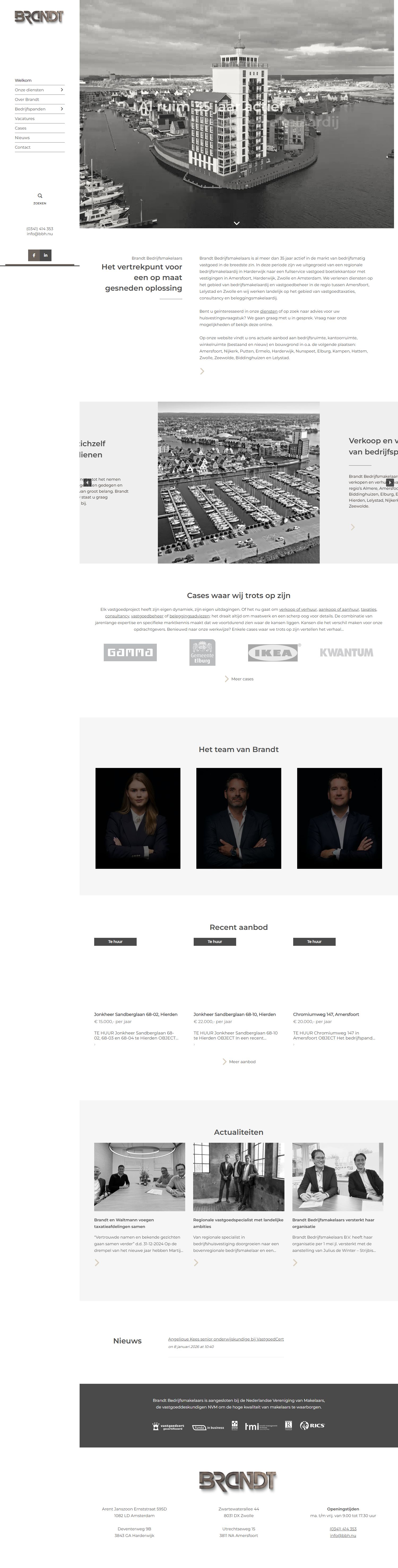 Kantoorfoto Brandt Bedrijfsmakelaars B.V.