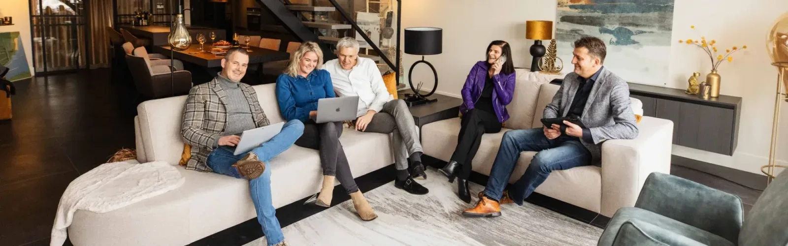 Team foto van Brandt Makelaars