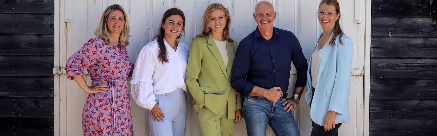 Team foto van BROCH Makelaars