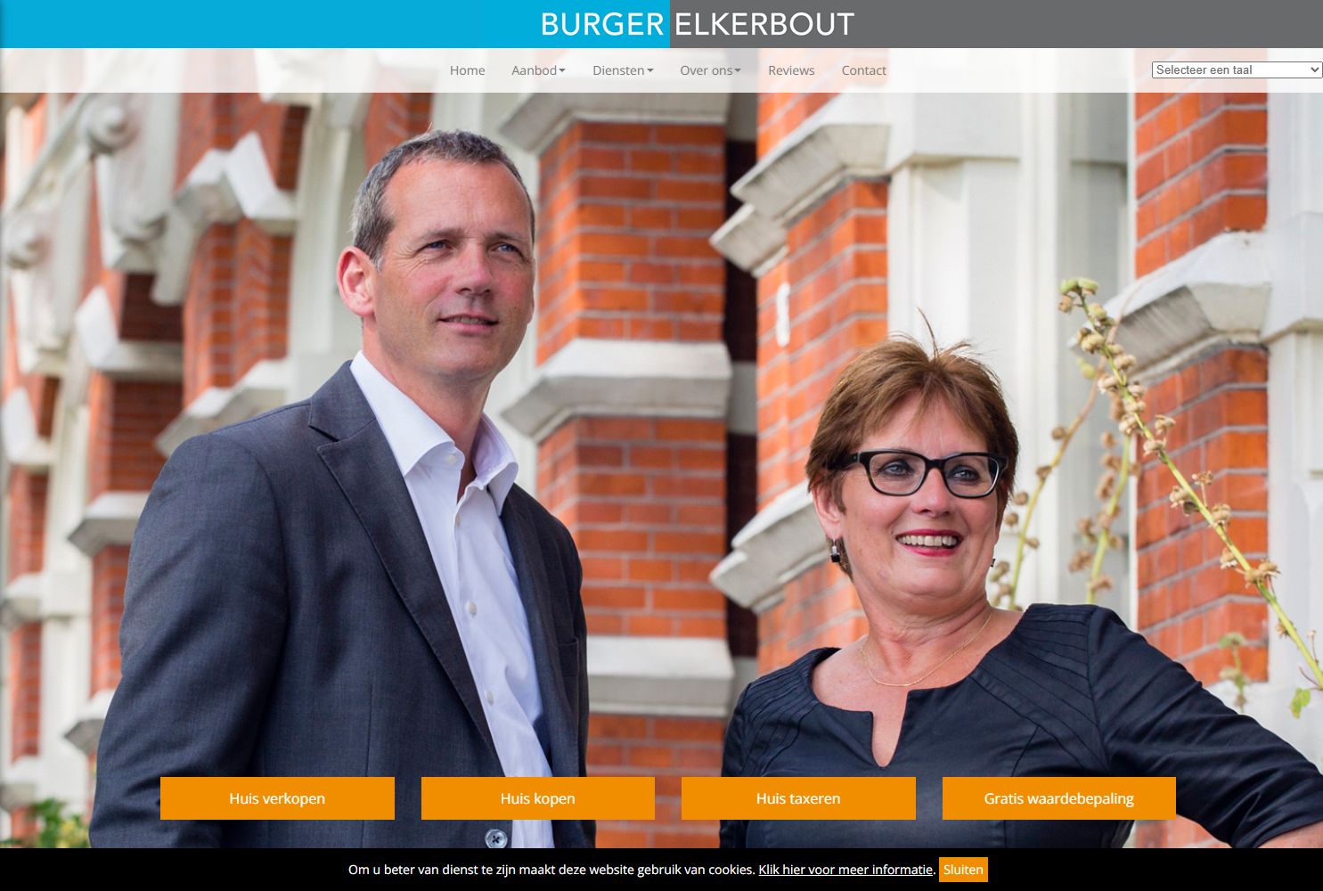 Screenshot van de website van www.burgerelkerbout.nl
