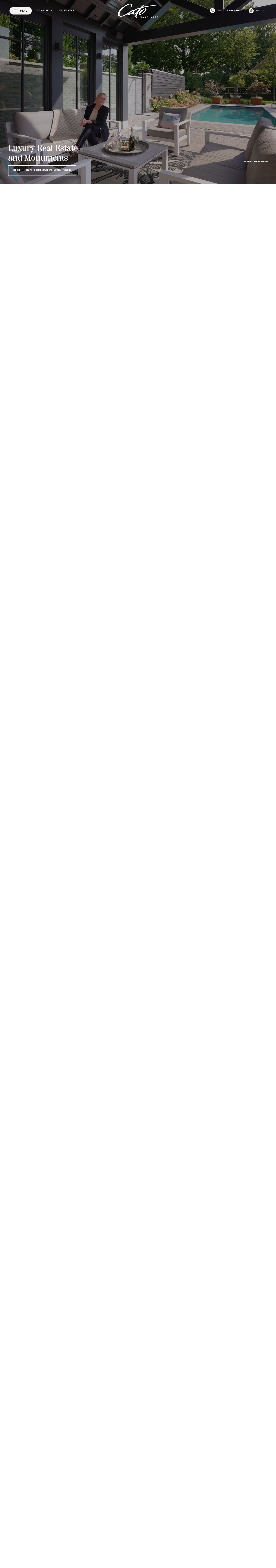 Screenshot van de website van www.catomakelaars.nl