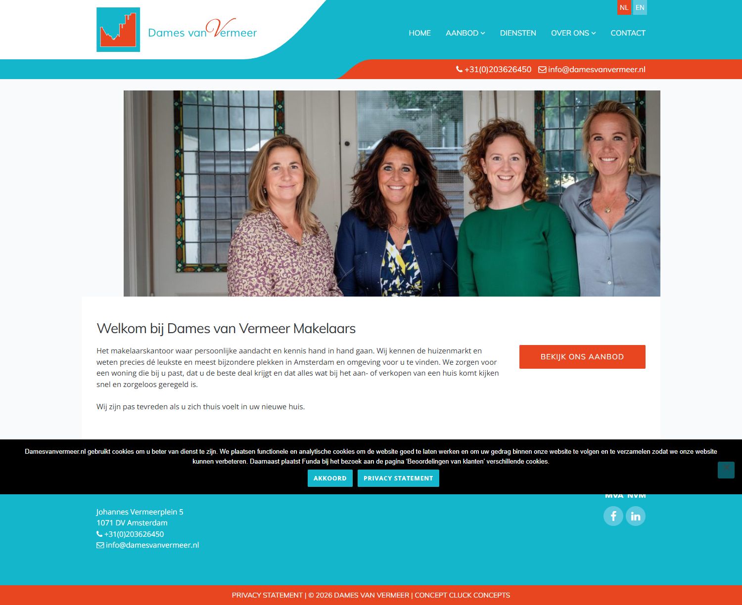 Kantoor foto van Dames van Vermeer B.V.