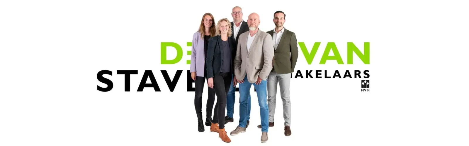 Team foto van De Best van Staveren Makelaars