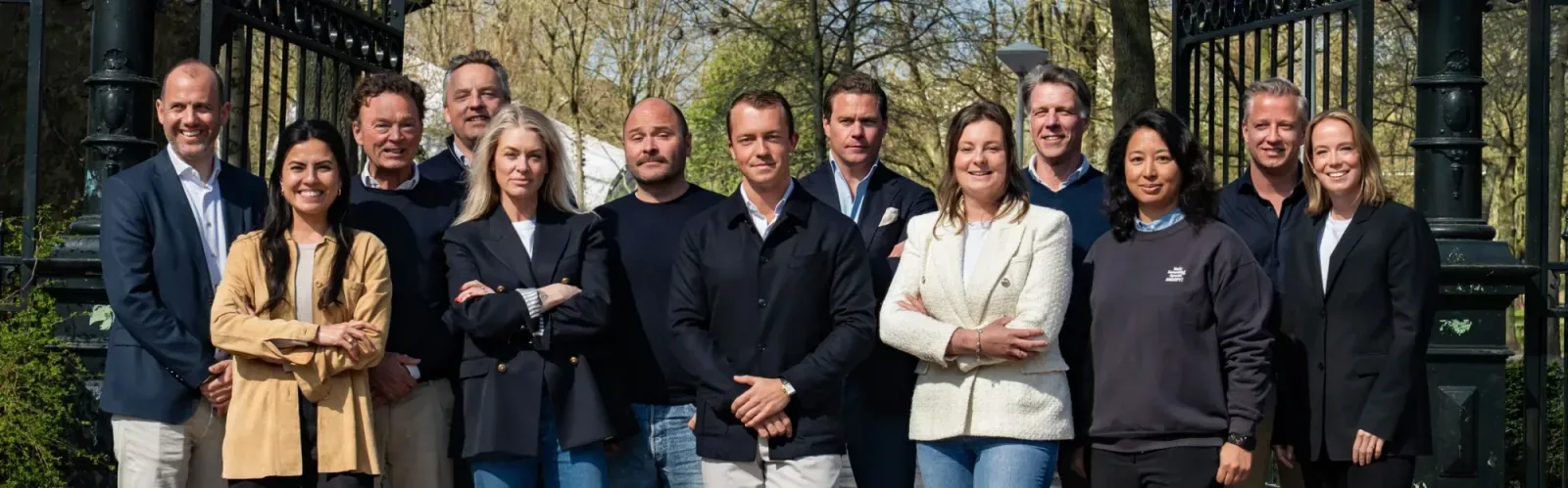 Mannschaftsfoto von De Graaf & Groot Makelaars