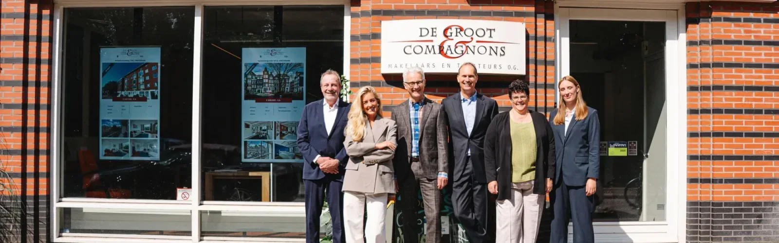 Team foto van De Groot & Compagnons