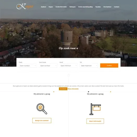 Screenshot der Website von www.dekeujer.nl