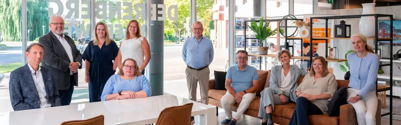 Team foto van Deerenberg & Van Leeuwen Makelaars
