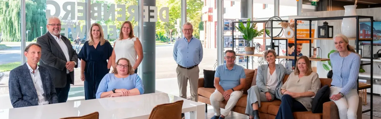 Team foto van Deerenberg & Van Leeuwen Makelaars