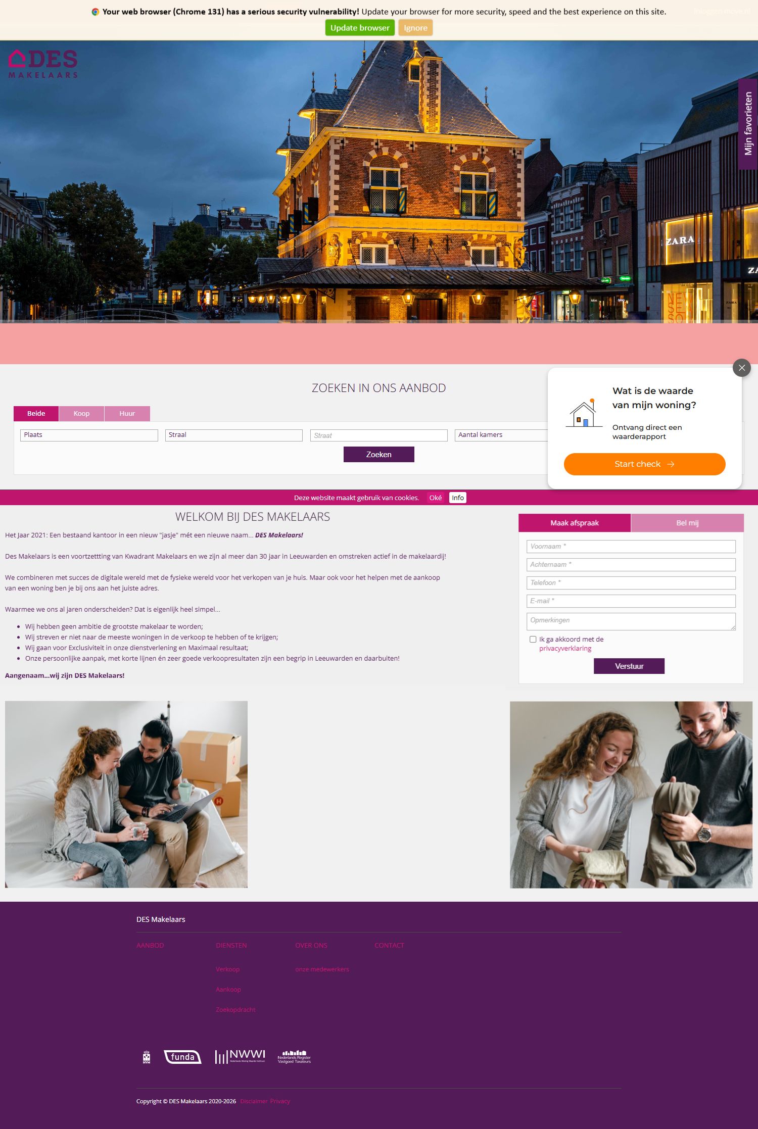 Kantoorfoto DES Makelaars