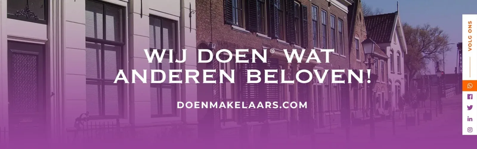 Team foto van DOEN NVM Makelaars