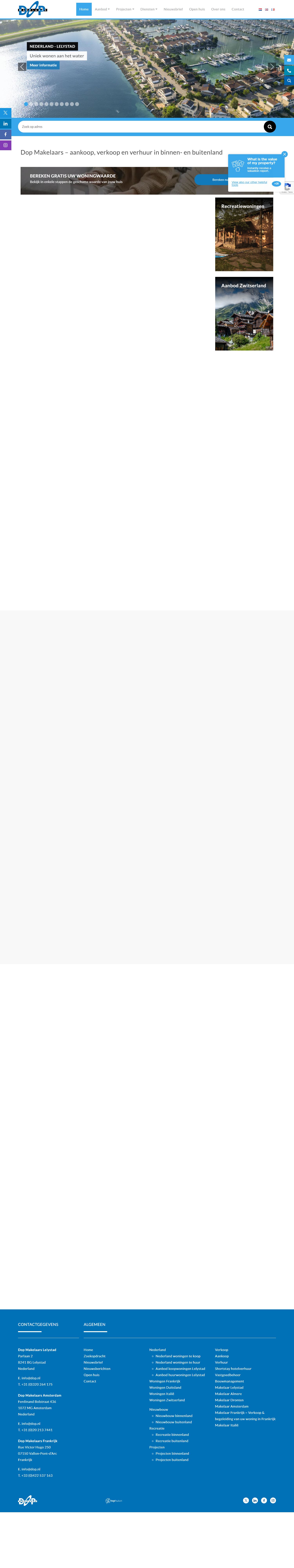 Team foto van Dop Makelaars