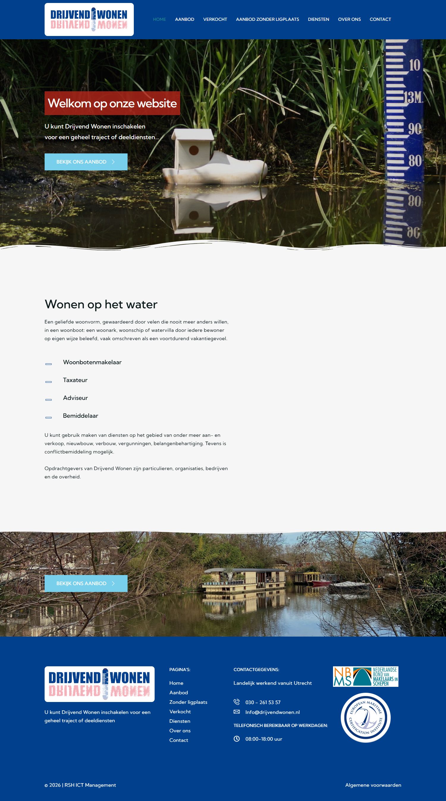 Team foto van Drijvend Wonen