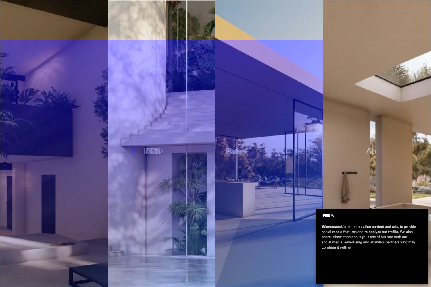 Screenshot van de website van www.dstrct.com