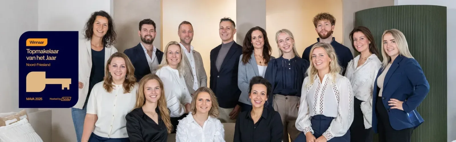 Mannschaftsfoto von Duinstra Melis Makelaars