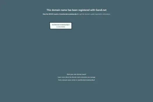 Screenshot van de website van dutchbrokersmakelaardij.nl