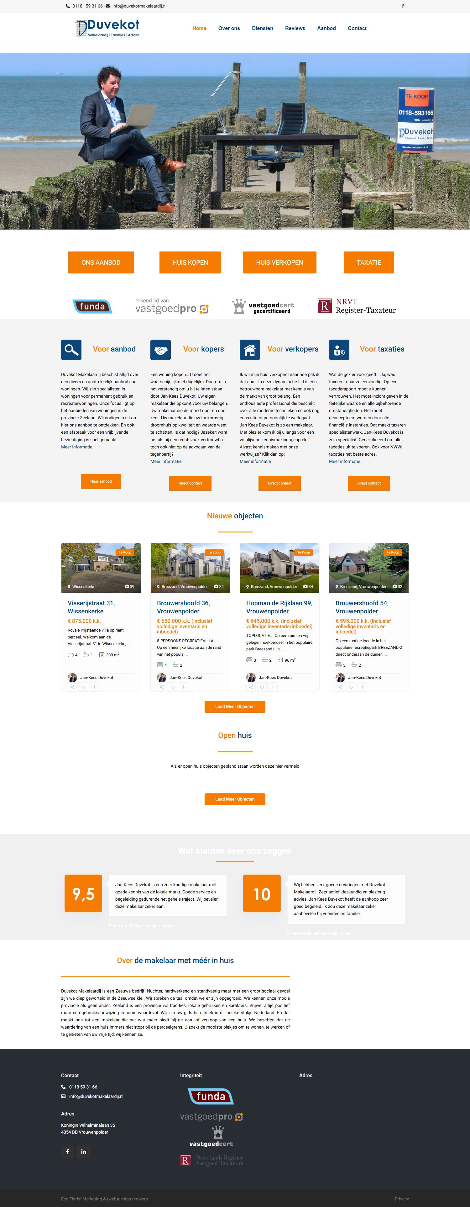 Kantoorfoto Duvekot Makelaardij | Taxaties | Advies