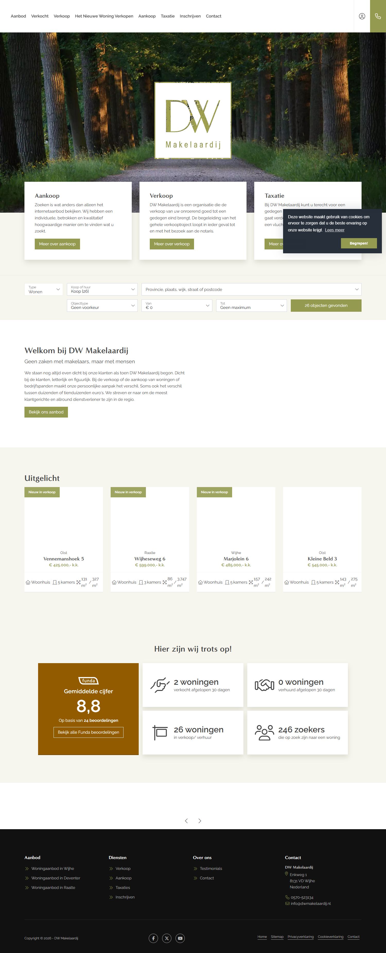 Kantoorfoto DW Makelaardij