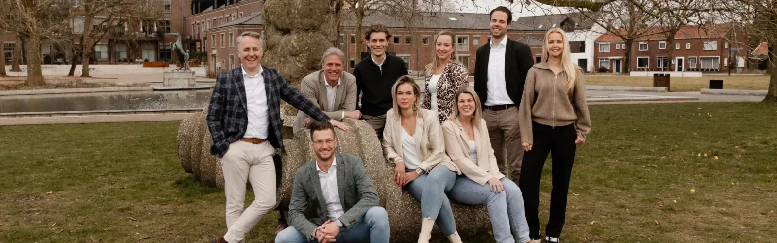 Team foto van Elst&co Makelaars