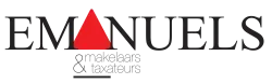 Logotipo Emanuels Makelaars en Taxateurs