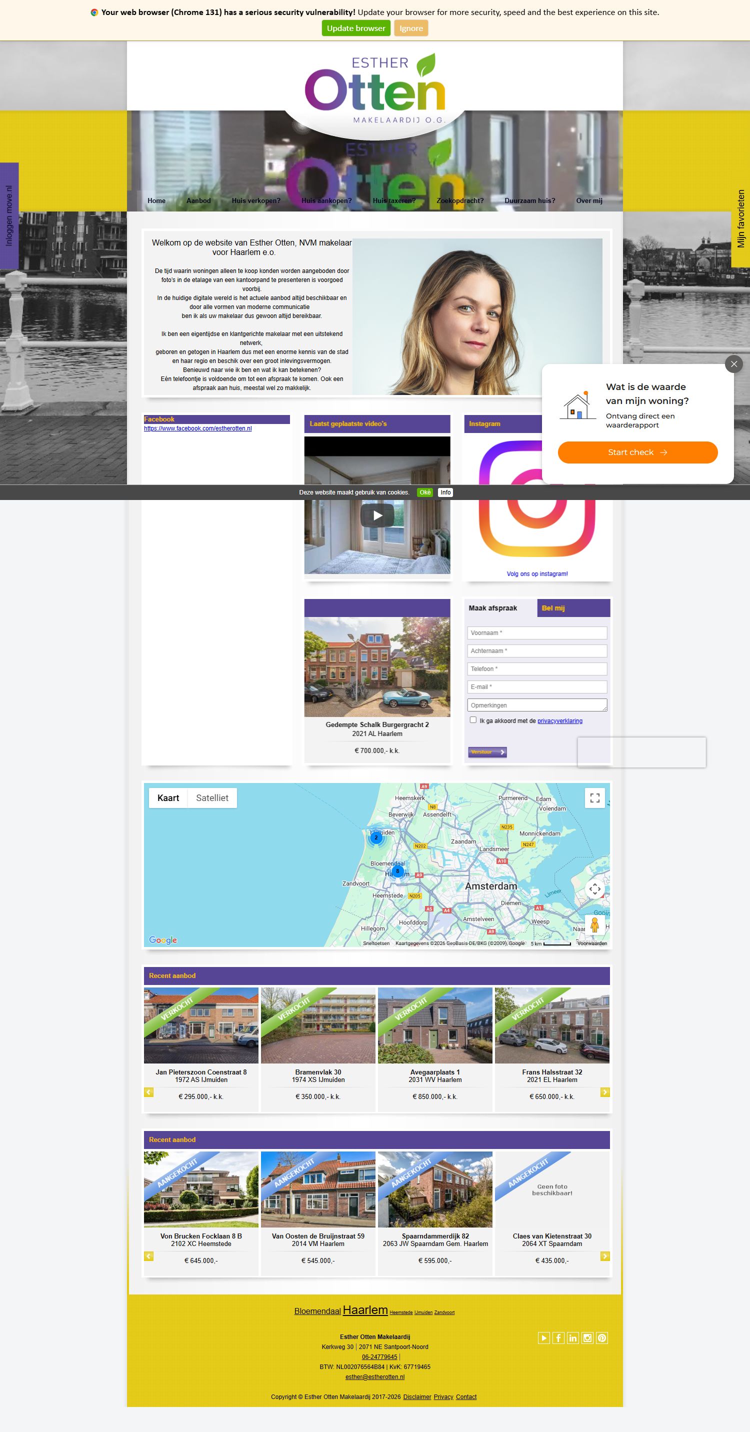 Foto van het kantoor van Esther Otten Makelaardij