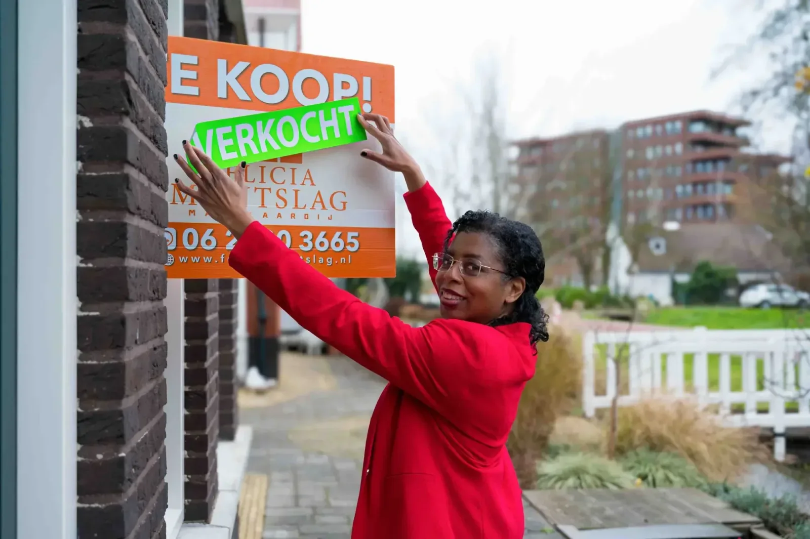Team foto van Felicia Muntslag Makelaardij