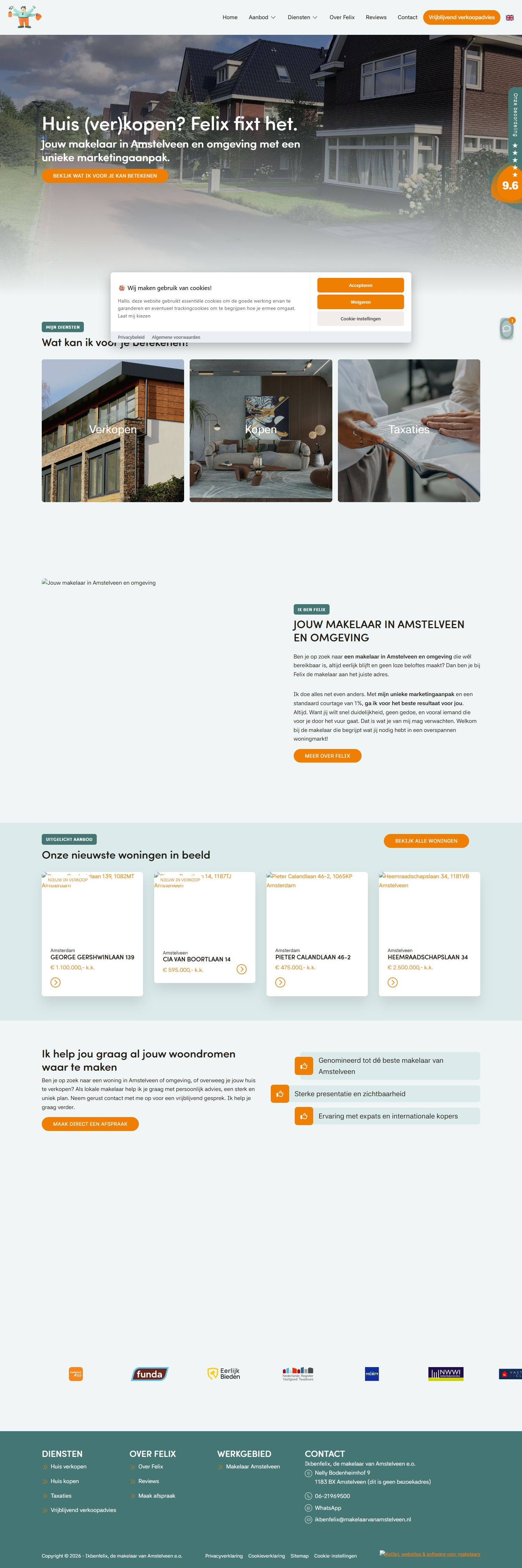 Kantoorfoto FELIX, Makelaar van Amstelveen e.o.