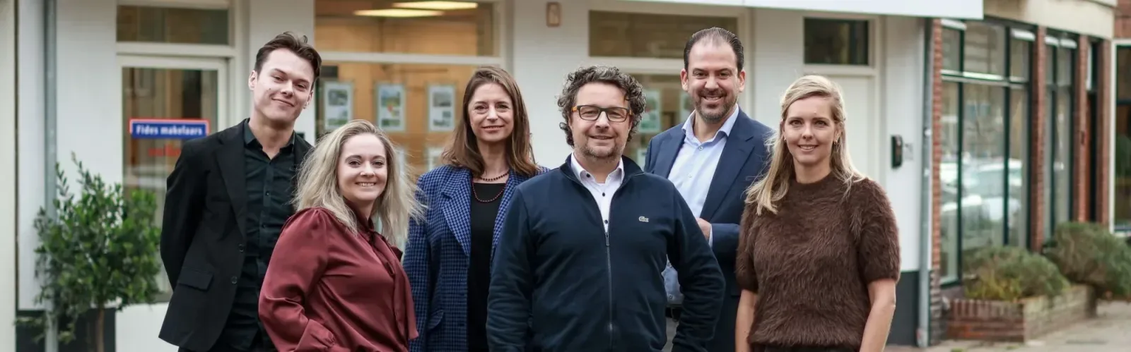 Team foto van Fides makelaars - ERA én NVM