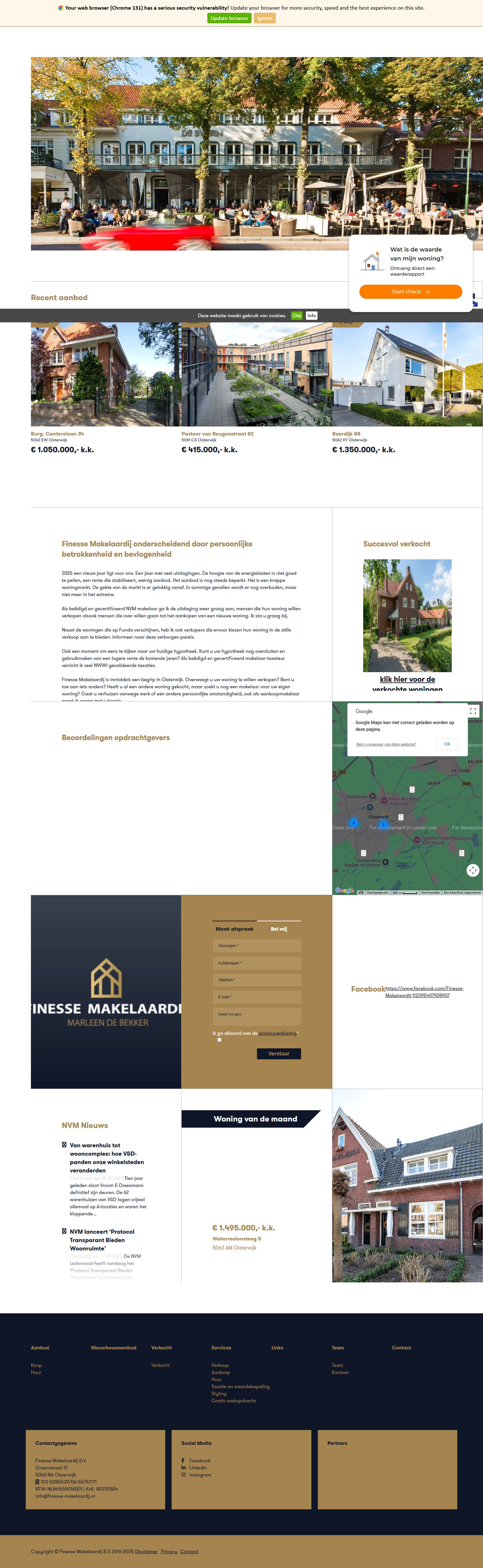 Kantoorfoto Finesse Makelaardij I Baerz & Co.