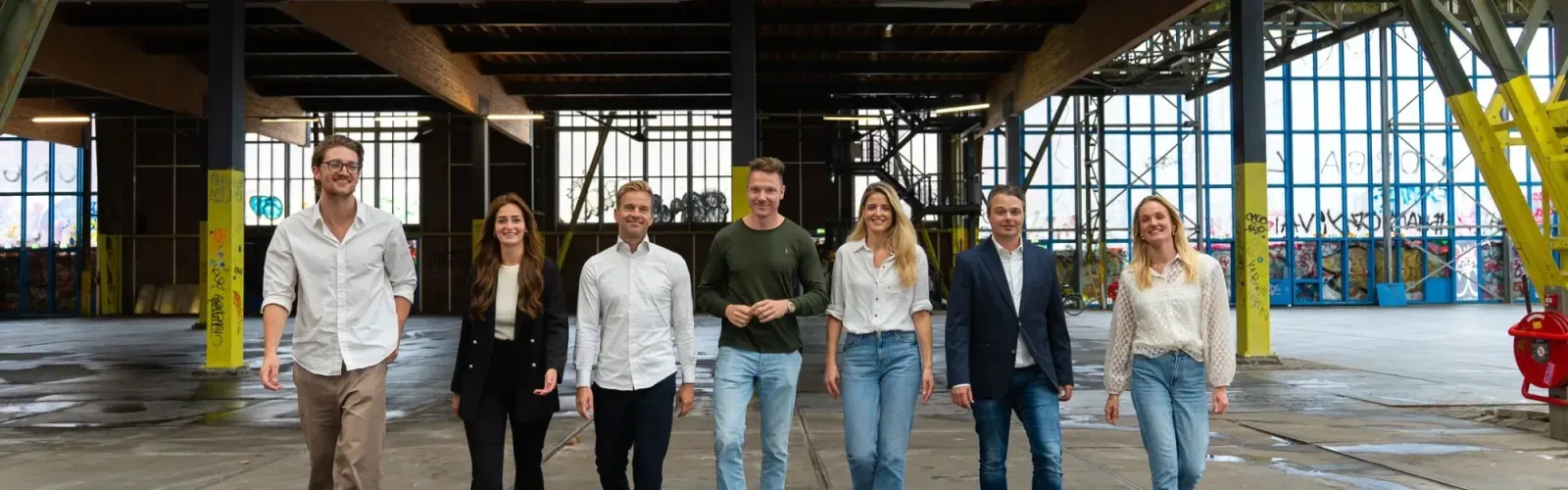 Team foto van Fransen & Kroes Makelaars Amsterdam