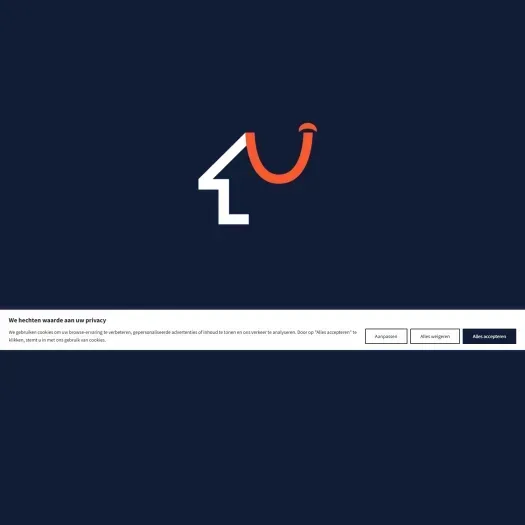 Screenshot van de website van www.friendlyhousing.nl