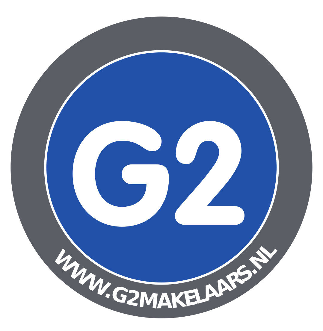 Logo van G2 Makelaars, de makelaars van Noardwest Fryslân